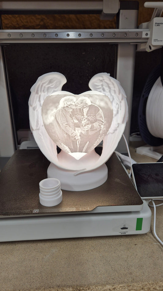 Angel Wings Ashes Compartment